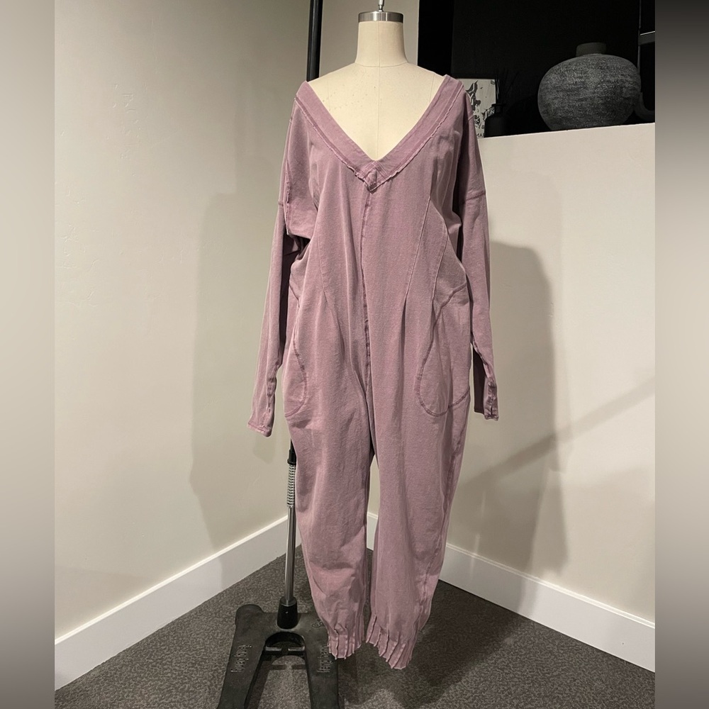 SOLD❗️FREE PEOPLE LONG SLEEVE ONSIE-DARK MAUVE -XL